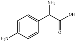 Benzeneacetic acid, alpha,4-diamino- (9CI) Structural