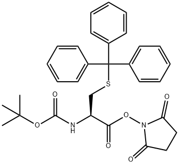 BOC-CYS(TRT)-OSU Structural