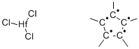 Pentamethylcyclopentadienylhafnium trichloride  Structural