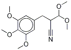 3,4,5-TRIMETHOXY-2'-CYANO-DI-HYDROCINNAMALDEHYDE DIMETHYLACETAL Structural