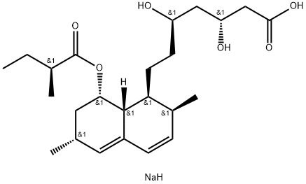 Lovastatin sodium salt  Structural