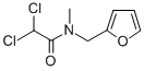 2,2-Dichloro-N-(2-furanylmethyl)-N-methylacetamide Structural