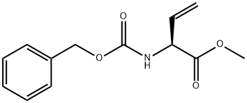 (S)-2-(BENZYLOXYCARBONYLAMINO)-3-BUTENOIC ACID METHYL ESTER Structural