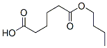 Hexanedioic acid 1-butyl ester Structural