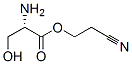 L-Serine, 2-cyanoethyl ester (9CI) Structural