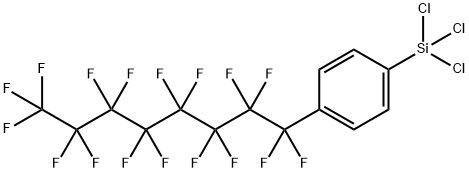 PERFLUOROOCTYLPHENYLTRICHLOROSILANE Structural