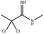 Propanimidamide,  2,2-dichloro-N-methyl- Structural