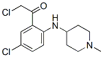 Ethanone,  2-chloro-1-[5-chloro-2-[(1-methyl-4-piperidinyl)amino]phenyl]- Structural