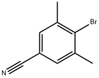 4-Bromo-3,5-dimethyl-benzonitrile Structural