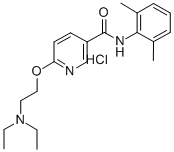 6-(2-Diethylaminoethoxy)-N-(2,6-xylyl)nicotinamide hydrochloride