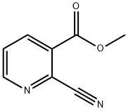 2-CYANO-3-PYRIDINECARBOXYLIC ACID METHYL ESTER Structural