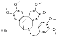 3H-7,12b-Methanodibenz(c,e)azocin-3-one, 5,6,7,8-tetrahydro-6-(2-(3,4- dimethoxyphenyl)ethyl)-2,10,11-trimethoxy-, hydrobromide, (+-)-