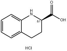 D-1,2,3,4-TETRAHYDRO-QUINOLINE-2-CARBOXYLIC ACID HYDROCHLORIDE
 Structural