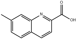 2-Quinolinecarboxylicacid,7-methyl-(9CI) Structural