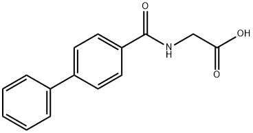 (BIPHENYL-4-CARBONYL)-AMINO]-ACETIC ACID Structural