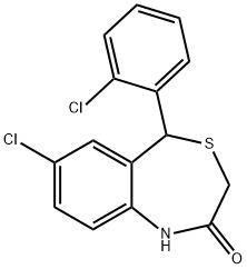 7-CHLORO-5-(2-CHLOROPHENYL)-1,5-DIHYDRO-4,1-BENZOTHIAZEPIN-2(3H)-ONE