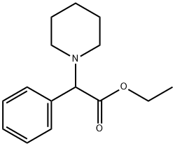 ETHYL 2-PHENYL-2-PIPERIDINOACETATE Structural