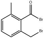 6-Methyl-2-bromomethylbenzoyl bromide Structural