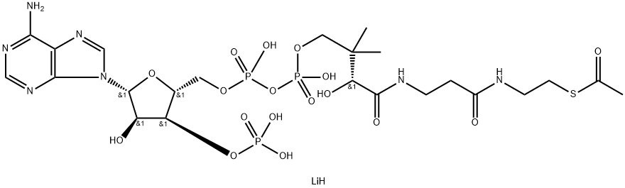 ACETYL COENZYME A TRILITHIUM SALT Structural