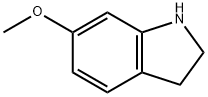 6-METHOXY-2,3-DIHYDRO-1H-INDOLE Structural