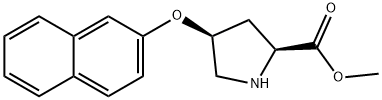 L-PROLINE, 4-(2-NAPHTHALENYLOXY)-, METHYL ESTER, (4S)-