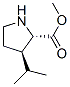 L-Proline, 3-(1-methylethyl)-, methyl ester, (3R)- (9CI) Structural
