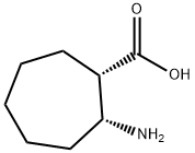 Cycloheptanecarboxylic acid, 2-amino-, (1S,2R)- (9CI)