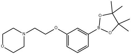 4-(2-(3-(4,4,5,5-Tetramethyl-1,3,2-dioxaborolan-2-yl)phenoxy)ethyl)morpholine