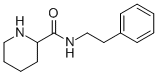 N-(2-phenylethyl)piperidine-2-carboxamide Structural