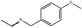 Benzenemethanamine, N-ethylidene-4-methoxy- (9CI) Structural
