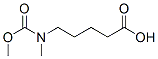 Pentanoic  acid,  5-[(methoxycarbonyl)methylamino]- Structural