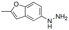 Hydrazine,  (2-methyl-5-benzofuranyl)- Structural