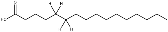 HEXADECANOIC-5,5,6,6-D4 ACID Structural