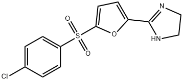 1H-Imidazole, 4,5-dihydro-2-(5-((4-chlorophenyl)sulfonyl)-2-furanyl)-