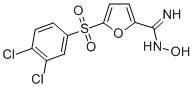 2-Furancarboximidamide, 5-((3,4-dichlorophenyl)sulfonyl)-N-hydroxy-