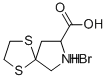 1,4-Dithia-7-azaspiro[4,4]nonane-8-carboxylic acid hydrobromide Structural