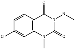 2,4(1H,3H)-Quinazolinedione, 7-chloro-3-(dimethylamino)-1-methyl- Structural