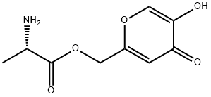 L-Alanine, (5-hydroxy-4-oxo-4H-pyran-2-yl)methyl ester (9CI) Structural