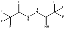 N-TRIFLUOROACETYL-N'-(TRIFLUOROACETIMIDOYL)HYDRAZINE Structural