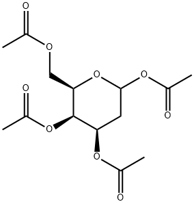 1,3,4,6-TETRA-O-ACETYL-2-DEOXY-D-GALACTOPYRANOSE Structural