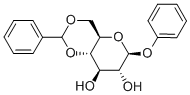 (-)-(4,6-O-BENZYLIDENE)PHENYL-BETA-D-GLUCOPYRANOSIDE Structural