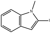 2-iodo-1-methyl-1H-indole Structural