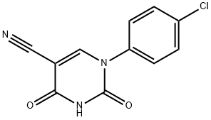 1-(4-CHLOROPHENYL)-2,4-DIOXO-1,2,3,4-TETRAHYDROPYRIMIDINE-5-CARBONITRILE