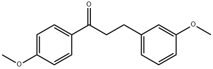 4'-METHOXY-3-(3-METHOXYPHENYL)PROPIOPHENONE Structural