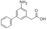 5-Amino-3-biphenylacetic acid Structural