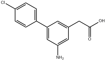 5-Amino-4'-chloro-3-biphenylacetic acid Structural