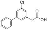 5-Chloro-3-biphenylacetic acid Structural