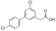 4',5-Dichloro-3-biphenylacetic acid Structural