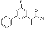 5-Fluoro-alpha-methyl-3-biphenylacetic acid Structural