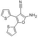 2-AMINO-4,5-DI-THIOPHEN-2-YL-FURAN-3-CARBONITRILE